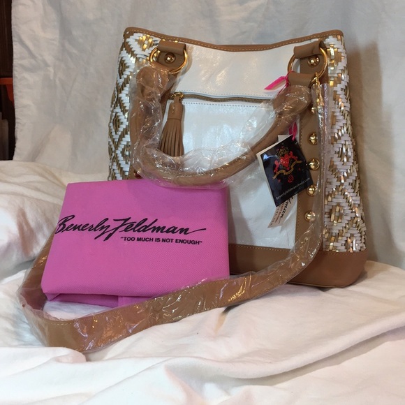 Beverly Feldman tote handbag NWOT.